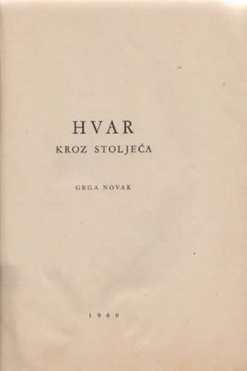 Hvar kroz stoljeća